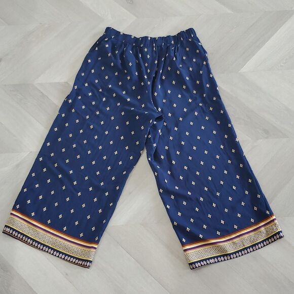 A.N.A.  A New Approach Palazzo Wide Leg Pants Size Lg  100% Rayon - Picture 6 of 7